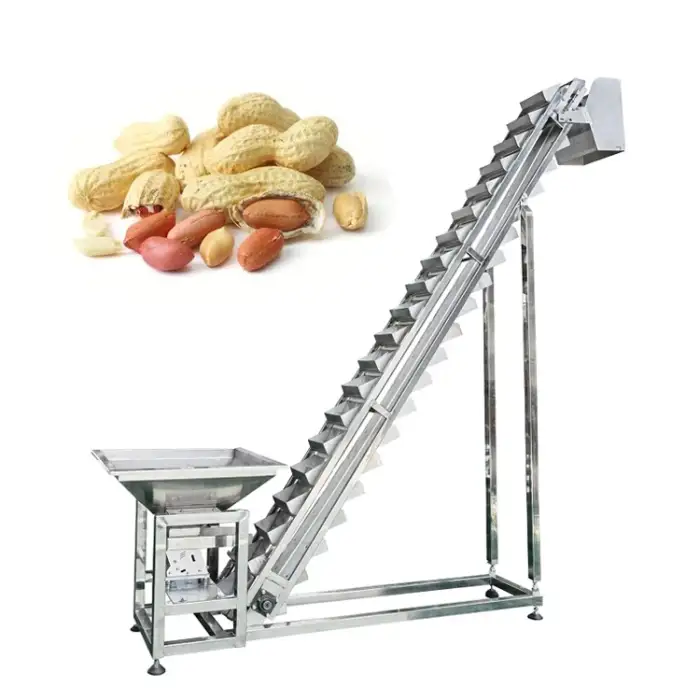 Stainless Steel Customized 304 Belt Chain Vertical Z Type Bucket Elevator