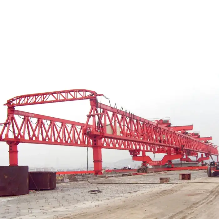 remote control highway railway launching bridge erection machine