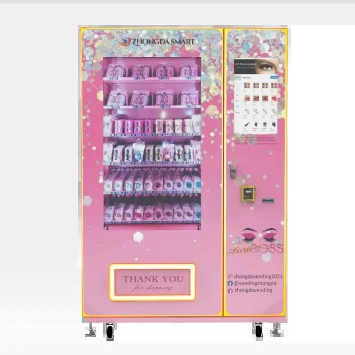 24-hours Beauty Retail Items Cosmetics Trading Card Eyelash Machine