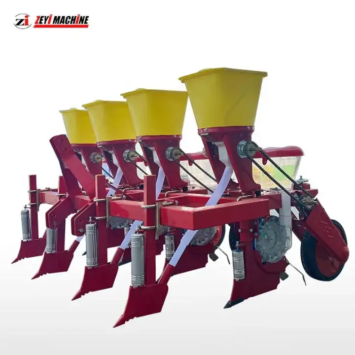 Precision 4-Row Corn Seeder Compatible with Popular Tractors for Seeding &amp; Transplanting