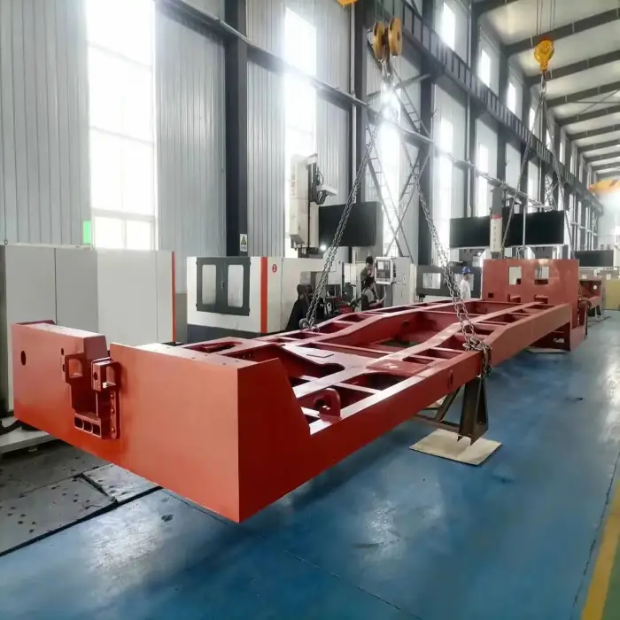 Fabrication Precision railway trolley machine frame High quality alloy steel heavy equipment Welding Parts