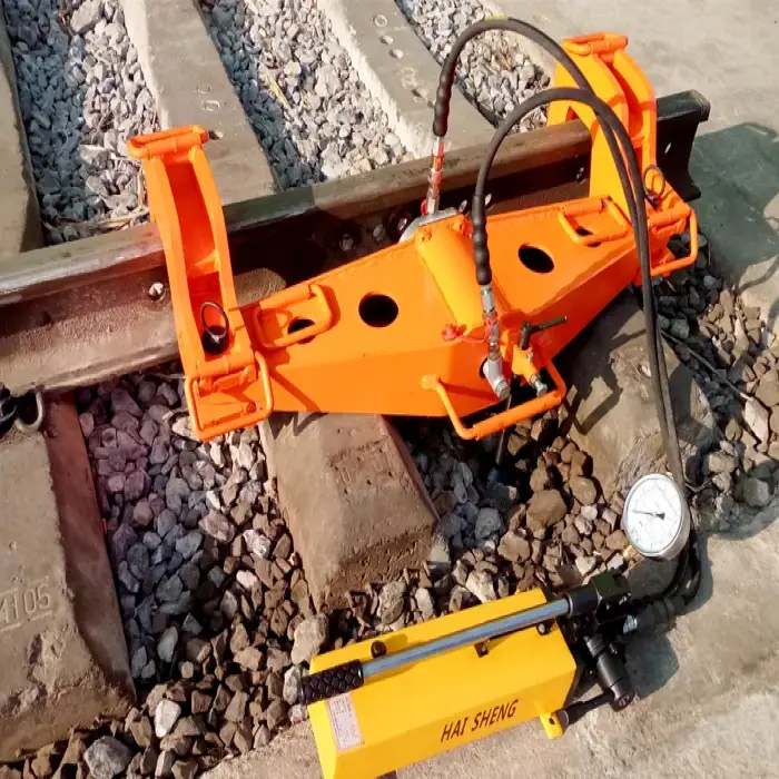 Railroad Screw Jack Rail Bender YZG-550 Hydraulic Rail Bending Machine Horizontal Guide Rail Bender Tool (Jim Crow)