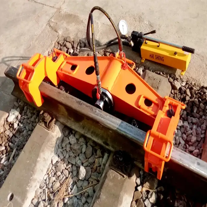 Railroad Screw Jack Rail Bender YZG-550 Hydraulic Rail Bending Machine Horizontal Guide Rail Bender Tool (Jim Crow)