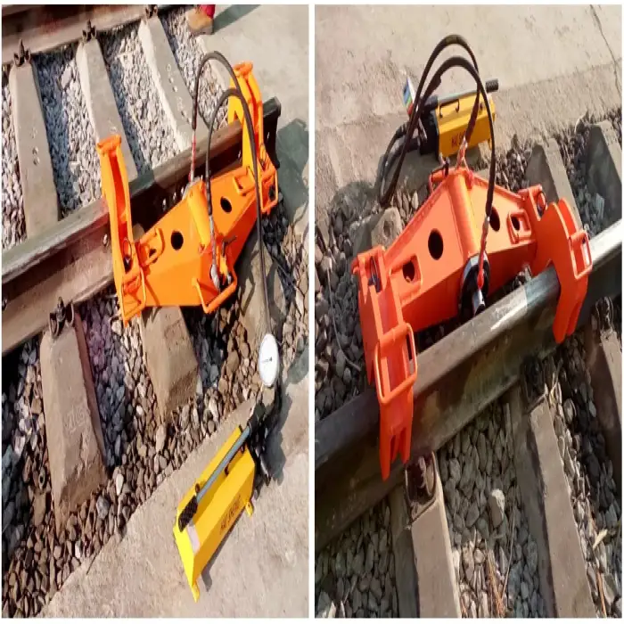 Railroad Screw Jack Rail Bender YZG-550 Hydraulic Rail Bending Machine Horizontal Guide Rail Bender Tool (Jim Crow)