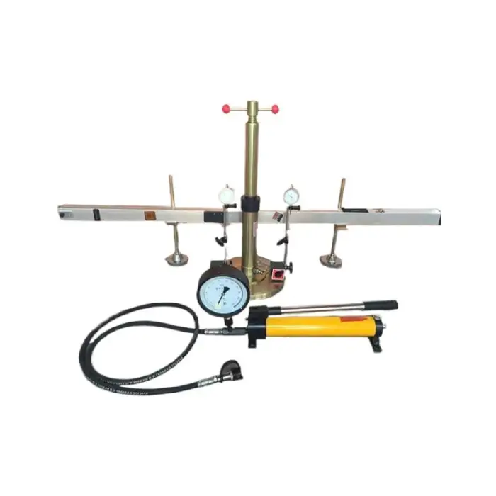 Plate bearing plate load testing field CBR test machine pavement and railway test machine