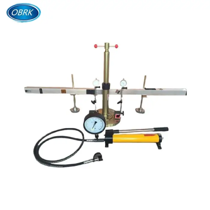 Plate bearing plate load testing field CBR test machine pavement and railway test machine