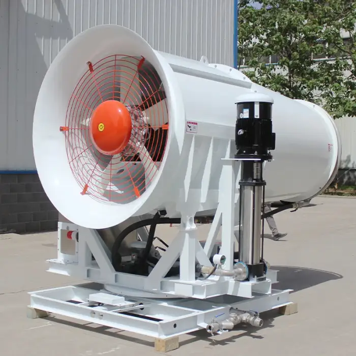 Fog Cannon Machine For Spraying Fog Particles at Airports 120m Long-range Spraying Equipment for Bird Repellent Use