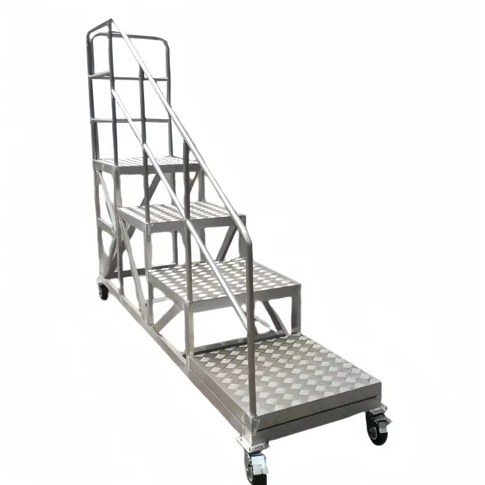 Aluminum Alloy Aircraft Maintenance Platform Working Ladder for Airport Use Industrial Equipment