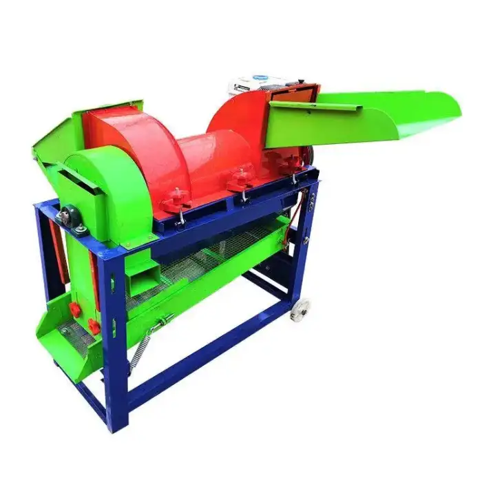 corn thresher with electric motor