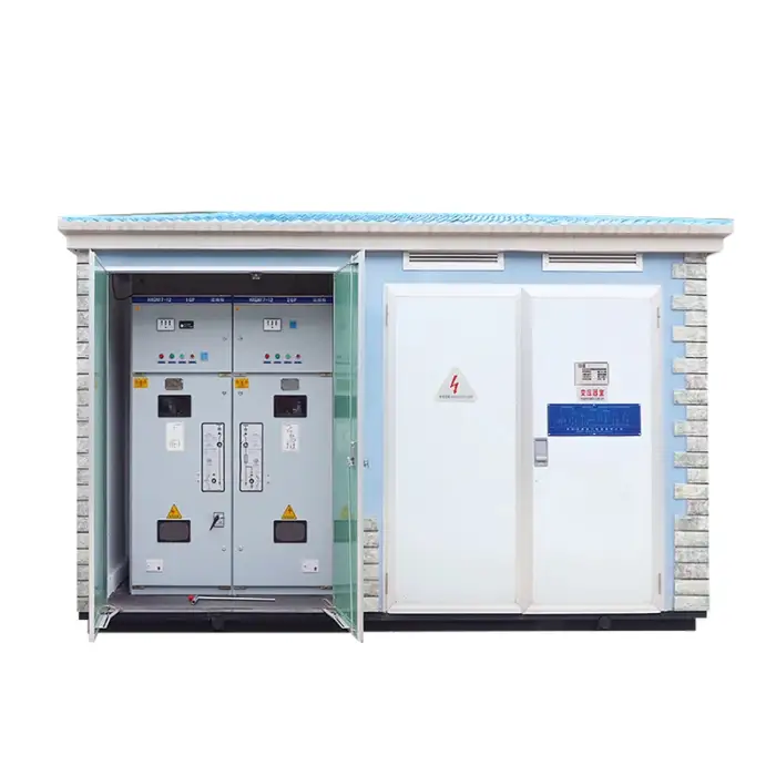 Intelligent Control Compact Pprefabricated Substation Equipment 500 kva