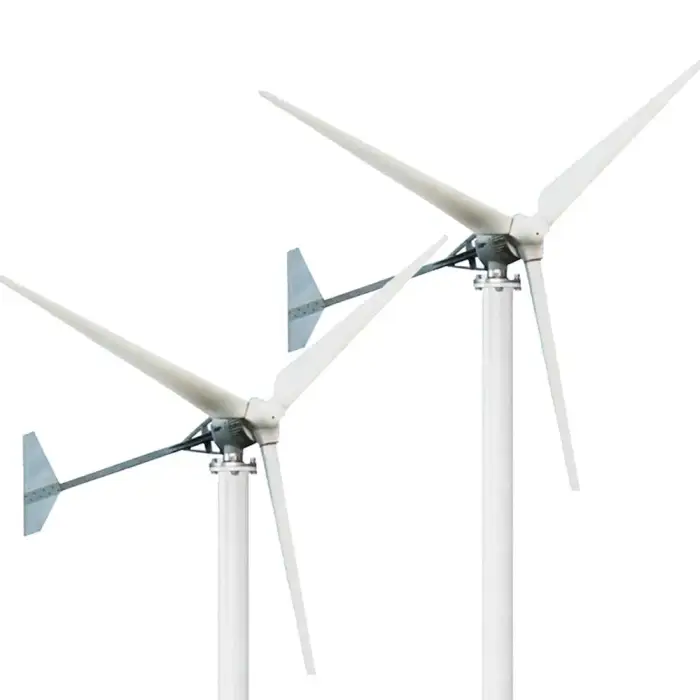 Power 10KW Alternative Energy Wind Turbine 220V Generator With Inverter Can Be Matched