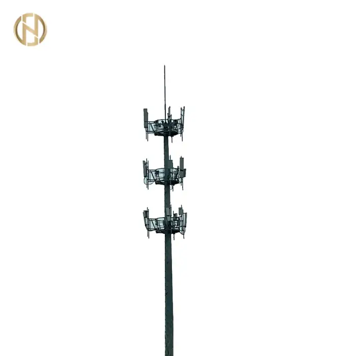 Galvanized Telescopic Mast And Telecommunication Tower