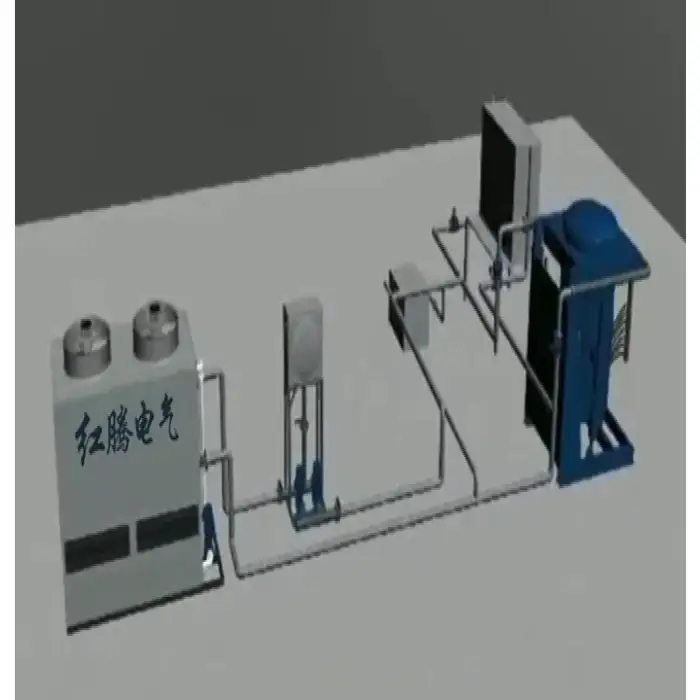 Closed-Circuit Cooling Tower Systems 10T 10m3 per hour  for industry electric induction furnace for Aluminum steel scraps recycle