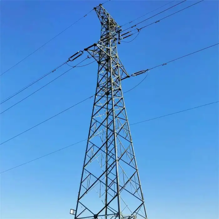 Electric Transmission Power Steel Tower Steel Tower  10KV To 500KV