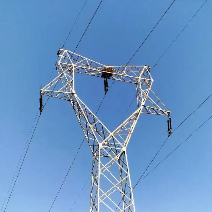 Electric Transmission Power Steel Tower Steel Tower  10KV To 500KV