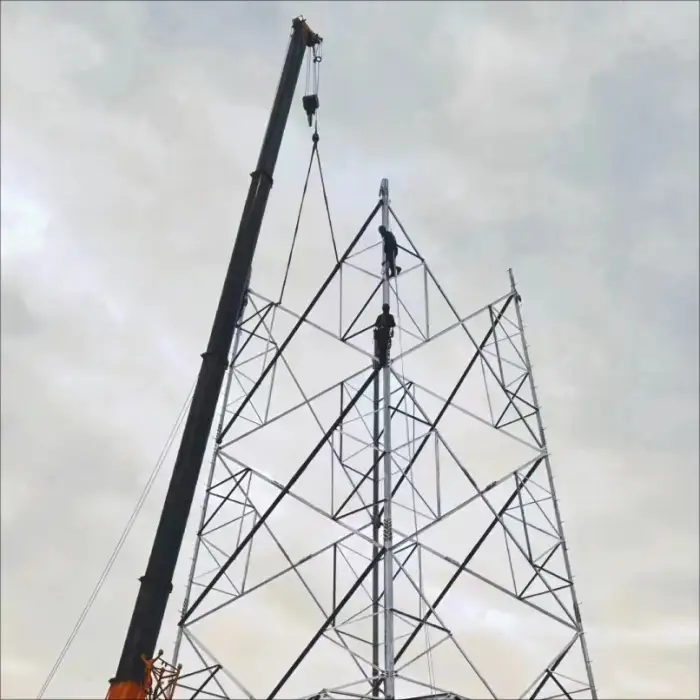 Electric Transmission Power Steel Tower Steel Tower  10KV To 500KV