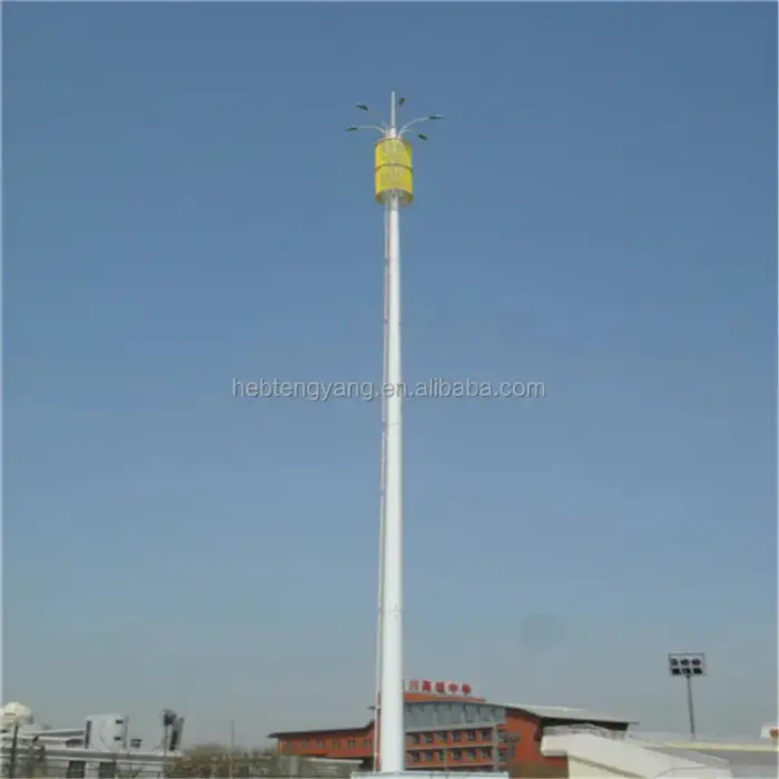 galvanized 4g phone mobile telecom wireless gsm steel supporting antenna mast communication 30 meter tower monopole