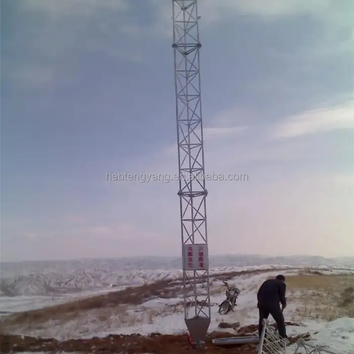 Communication tower guyed 40 to 300 feet steel guyed tower