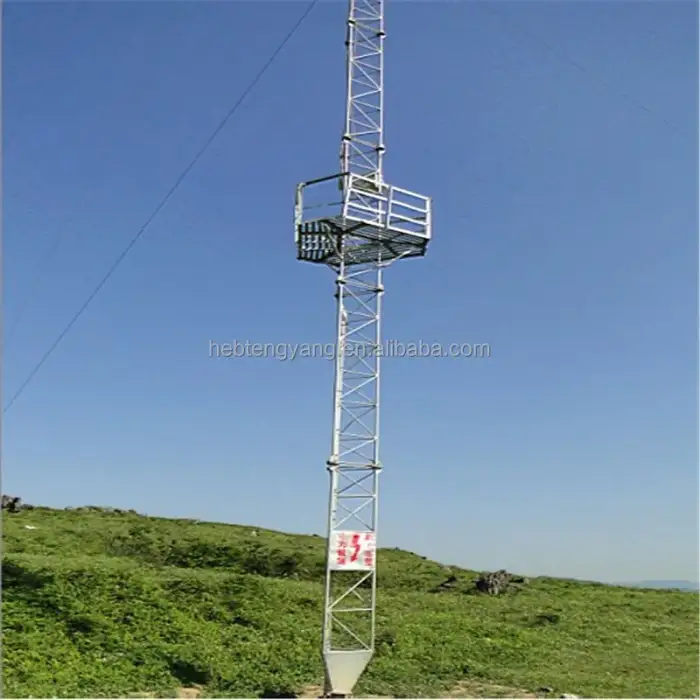 Communication tower guyed 40 to 300 feet steel guyed tower