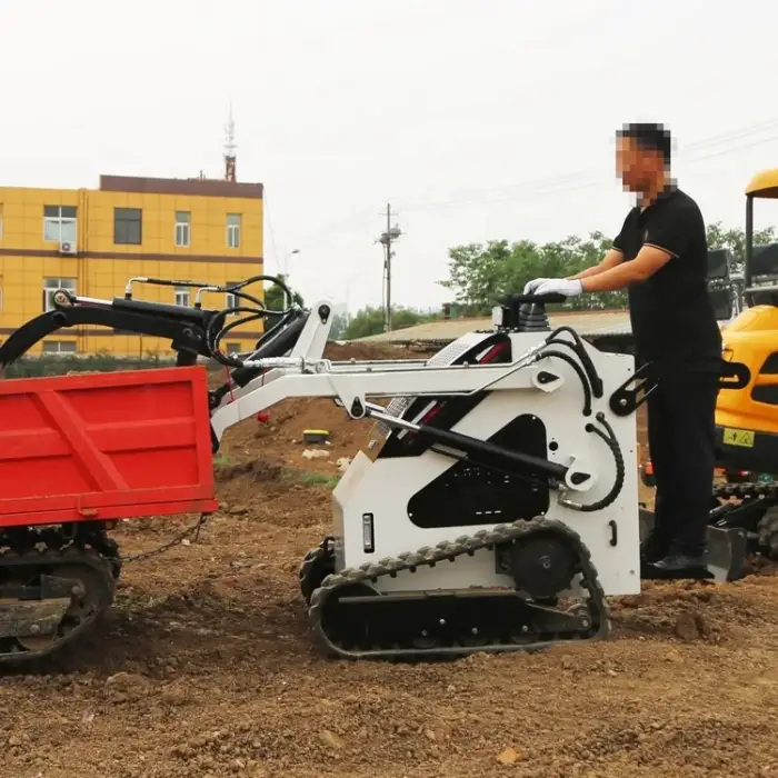 Multifunctional Mini Backhoe Loader Factory Direct Agricultural Wheel Backhoe Skid Steer Loader Wholesale Price