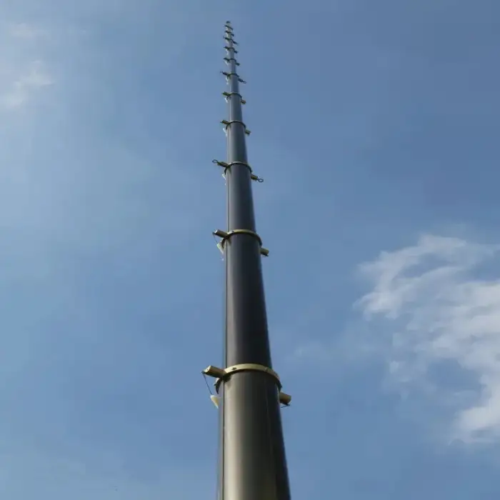 6-30m Communication radio tower telescopic mast antenna mast