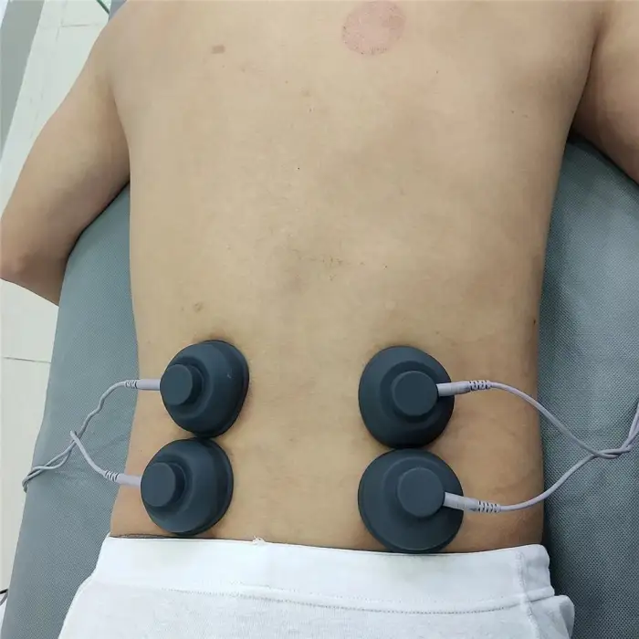 physical therapy electronic muscle stimulation device for cervical and shoulder pain