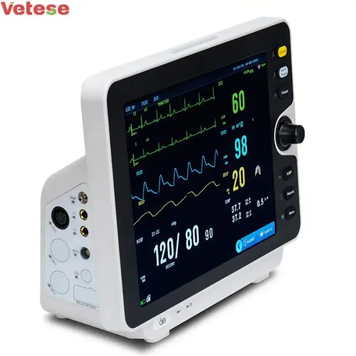 Hospital Medical Equipment Multiparameter ECG ETCO2 Vital Signs Ambulance ICU Patient Monitor CE Ecg Machine Medical Device