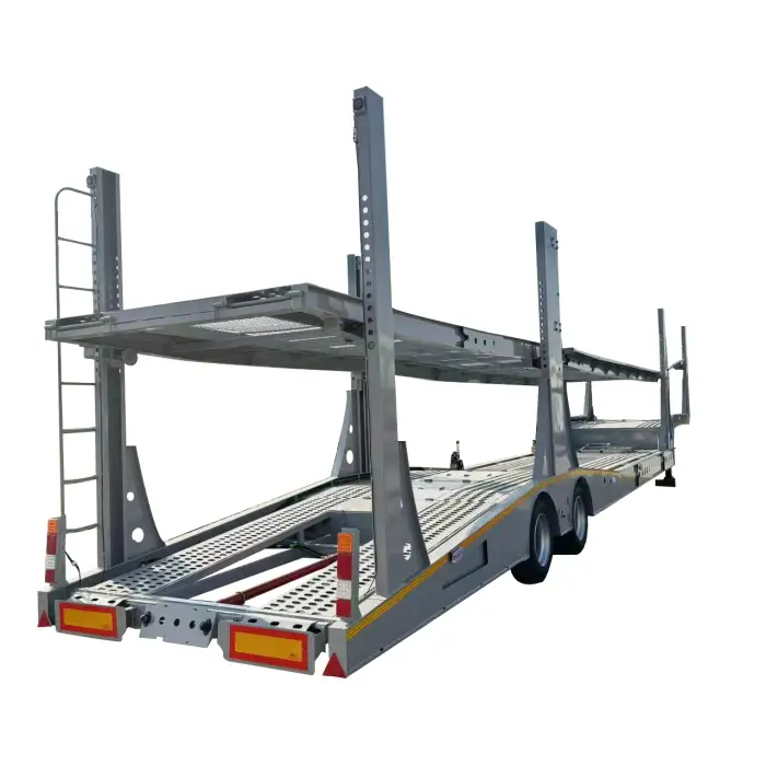 KAYUAN car trailer transport vehicle semi trailer 2 axles 3 axles 6-8cars car carrier semi trailer