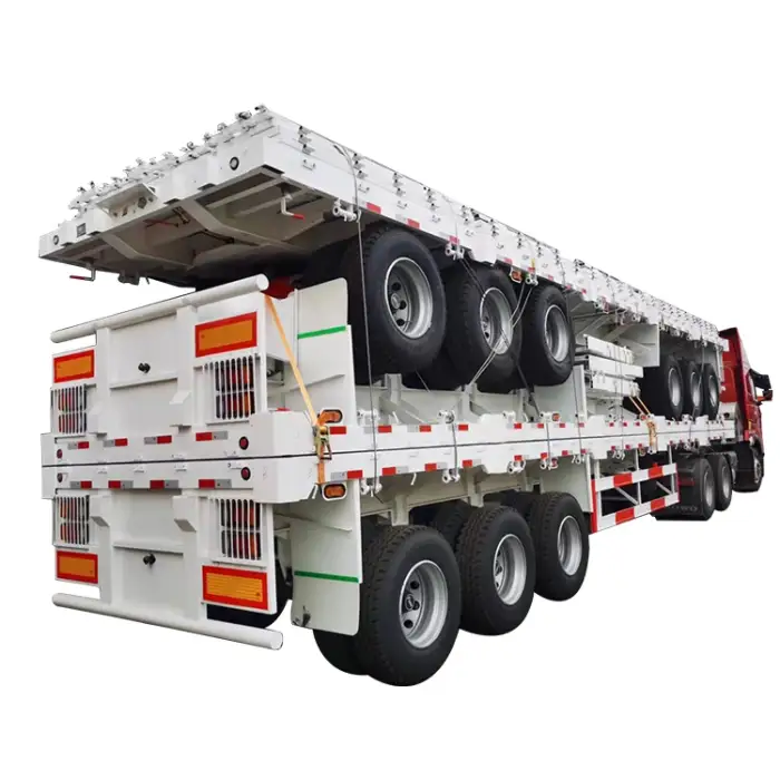 Low Price Professional High Quality Semi Dump Car Flatbed Trailer For Sale