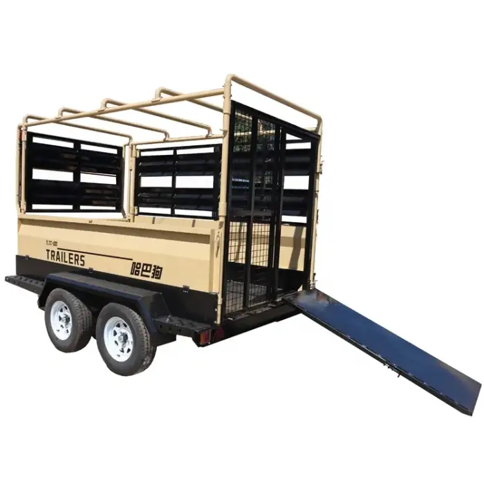 cattle animal transport trailer car trailer