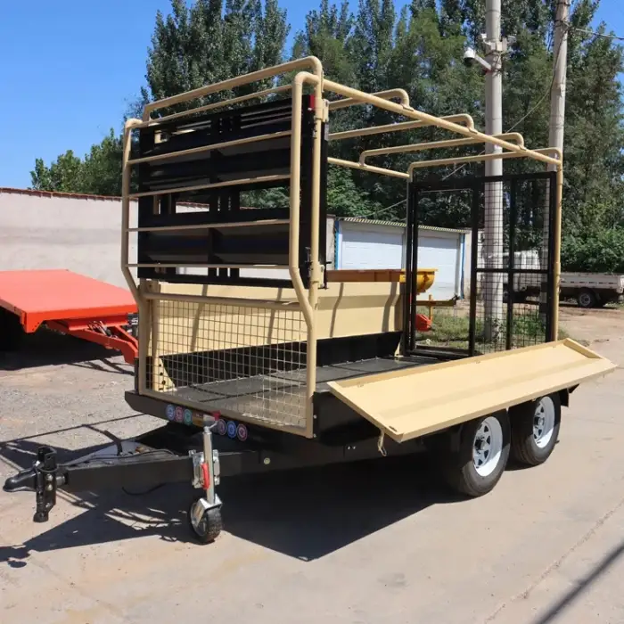 cattle animal transport trailer car trailer