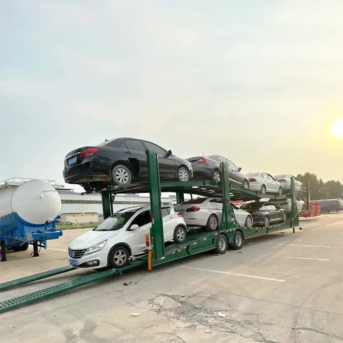 China Factory Supply 4,6,8 Cars Transport 2,3 Axle Car Carrier Trailer