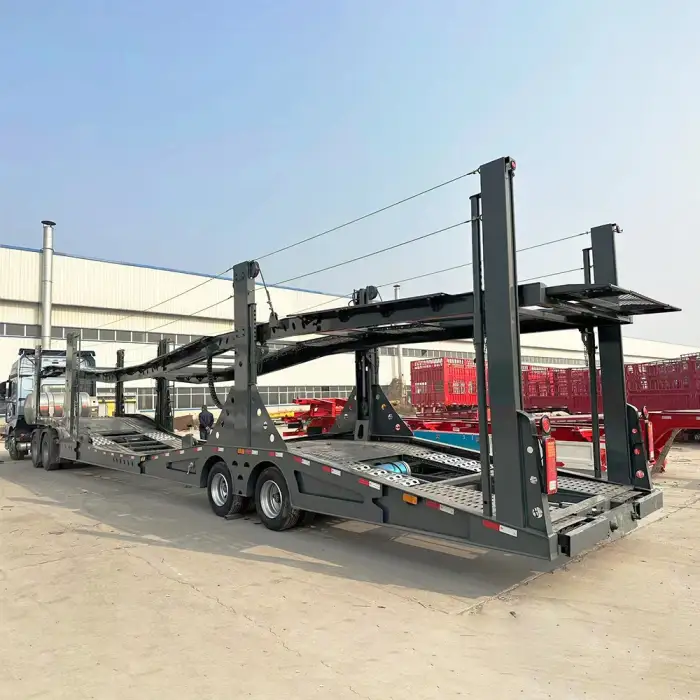 China Factory Supply 4,6,8 Cars Transport 2,3 Axle Car Carrier Trailer