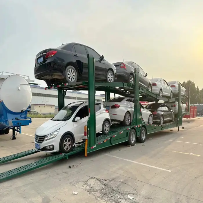 China Factory Supply 4,6,8 Cars Transport 2,3 Axle Car Carrier Trailer