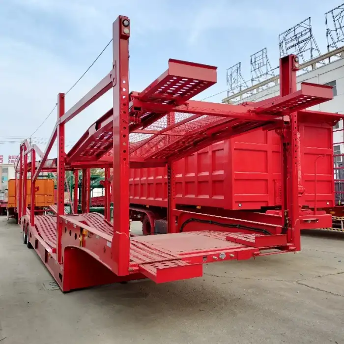 low price High Efficiency Cars Carrier Transport Semi Trailer Transport Trailer Car Transporter Trailer for sale