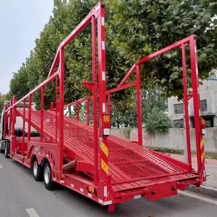 low price High Efficiency Cars Carrier Transport Semi Trailer Transport Trailer Car Transporter Trailer for sale