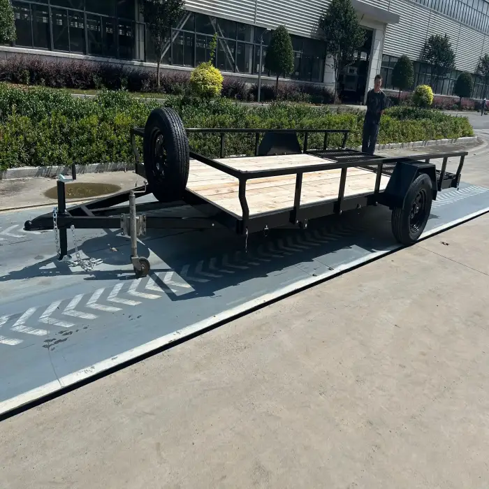 6x12 7x12  Powder coated utility trailer for car