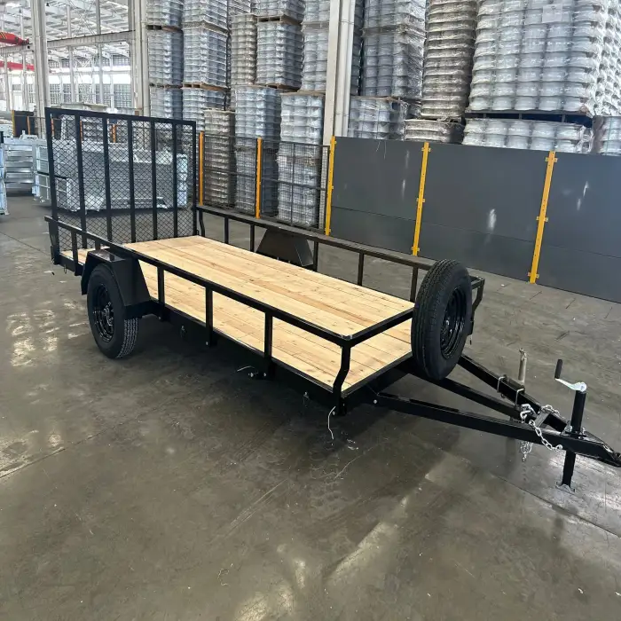 6x12 7x12  Powder coated utility trailer for car