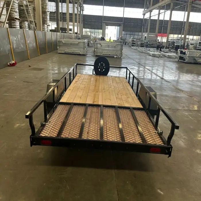 6x12 7x12  Powder coated utility trailer for car