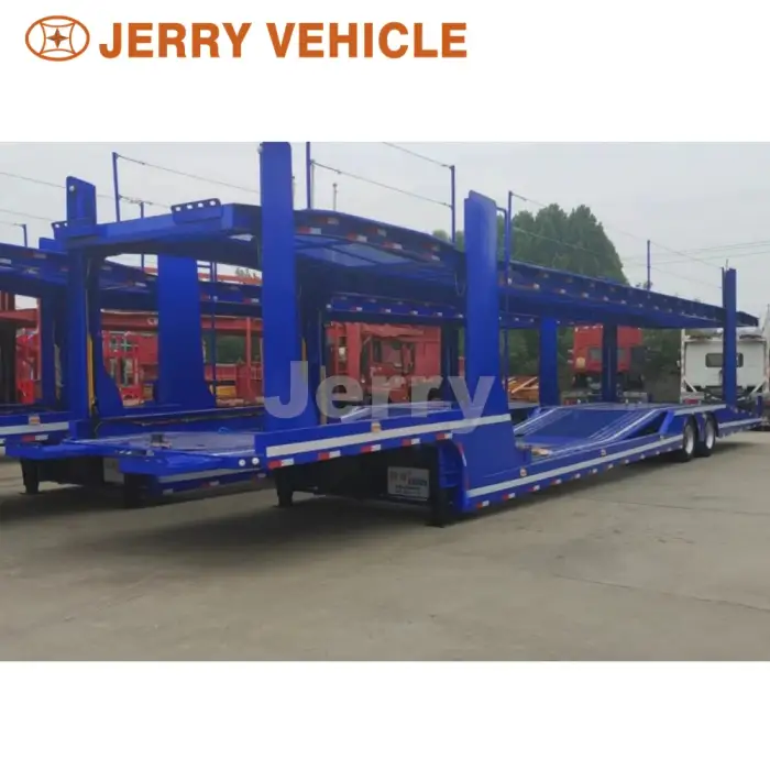 Multifunction 2 Axles transport Automobile 6 or 8 or 10 Cars transport trailer For Sale Cars Carrier Truck Trailers