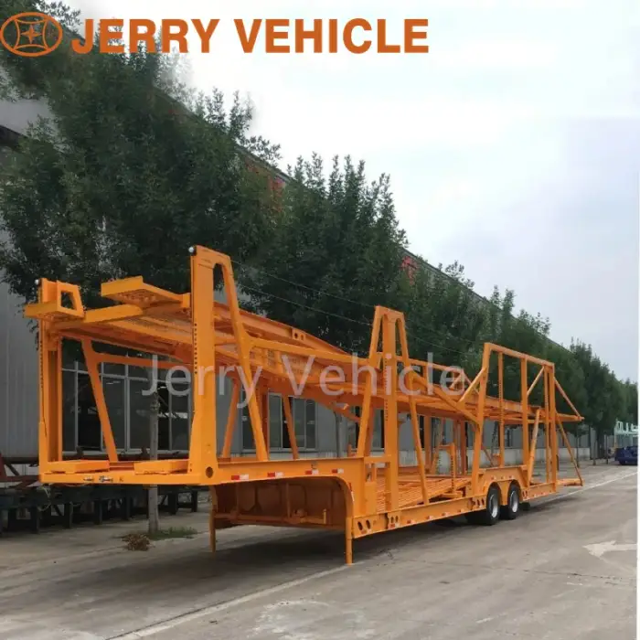 Multifunction 2 Axles transport Automobile 6 or 8 or 10 Cars transport trailer For Sale Cars Carrier Truck Trailers