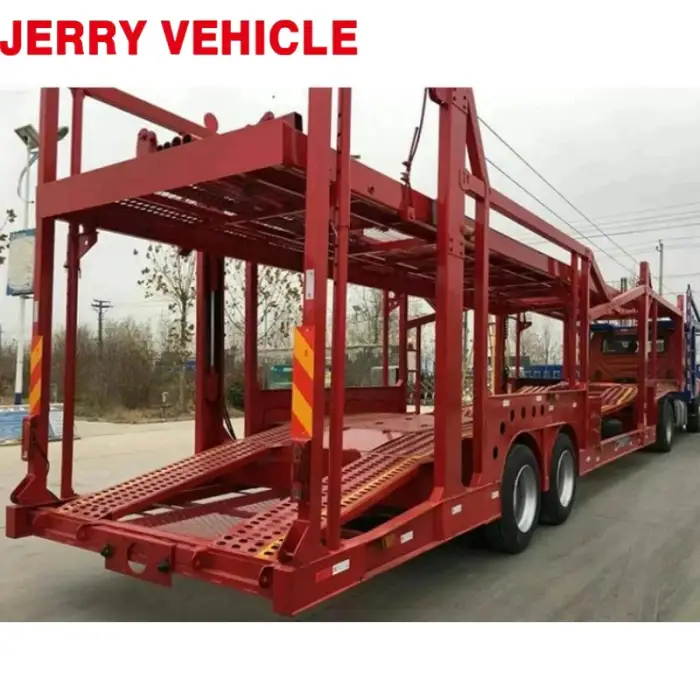 Multifunction 2 Axles transport Automobile 6 or 8 or 10 Cars transport trailer For Sale Cars Carrier Truck Trailers