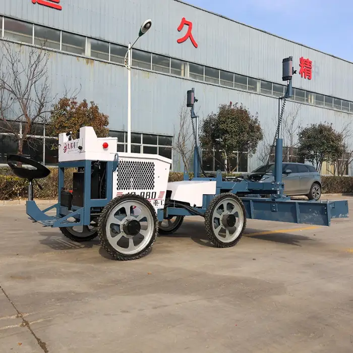 Hydraulic Four Wheels Concrete Leveling To Make Road Construction Machine Laser Screed