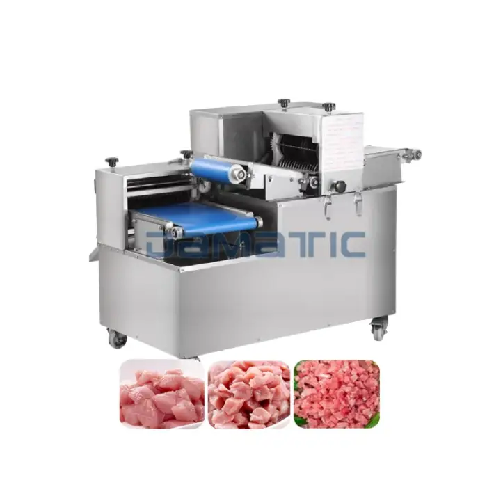 500 KG per hour industrial fresh meat cube dicer cutting machine