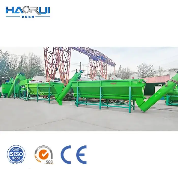 1500kg per Hour Fully Automatic PET Bottle Recycling Line New or Used Machine for Plastic Pelletization with Label Remover