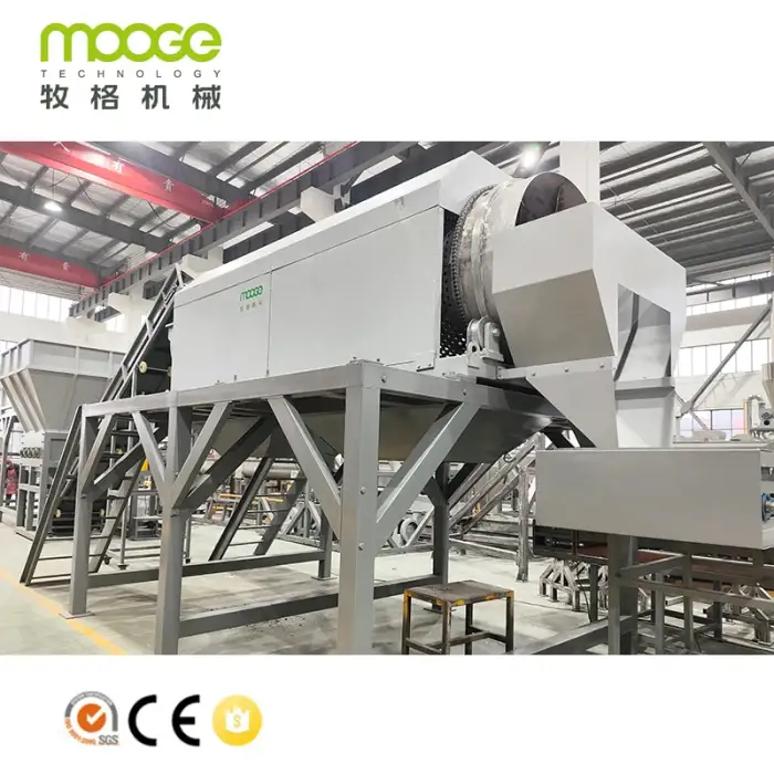 Recycle Plastic Recycling From Bottle to Bottle PET Bottles Recycling Crusher Shredder Machine