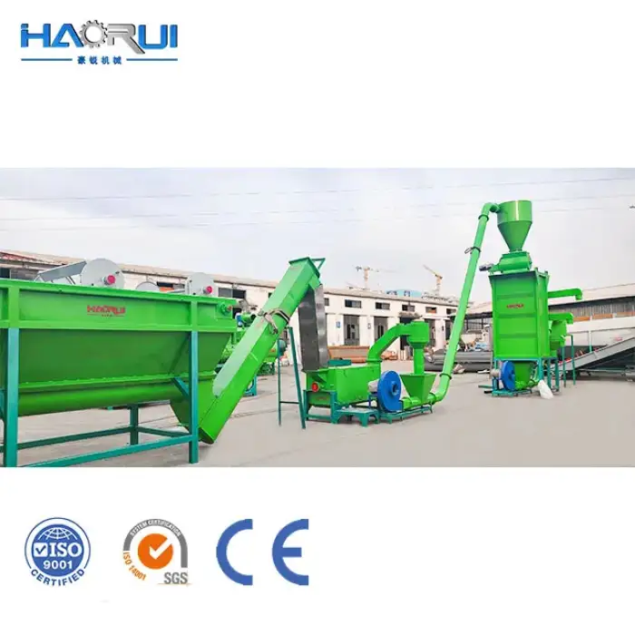 1500kg per Hour Fully Automatic PET Bottle Recycling Line New or Used Machine for Plastic Pelletization with Label Remover