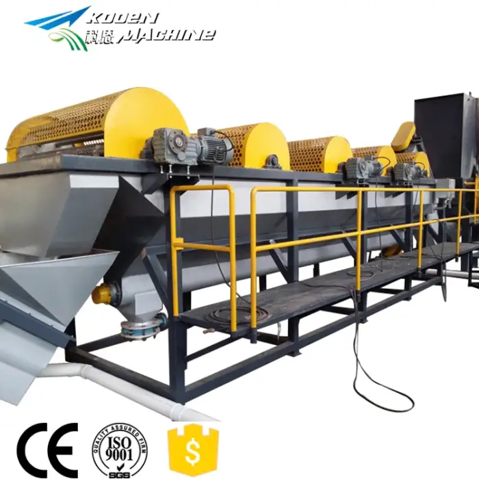 Waste Plastic PET bottle washing and recycling machine line