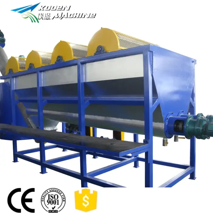 Waste Plastic PET bottle washing and recycling machine line