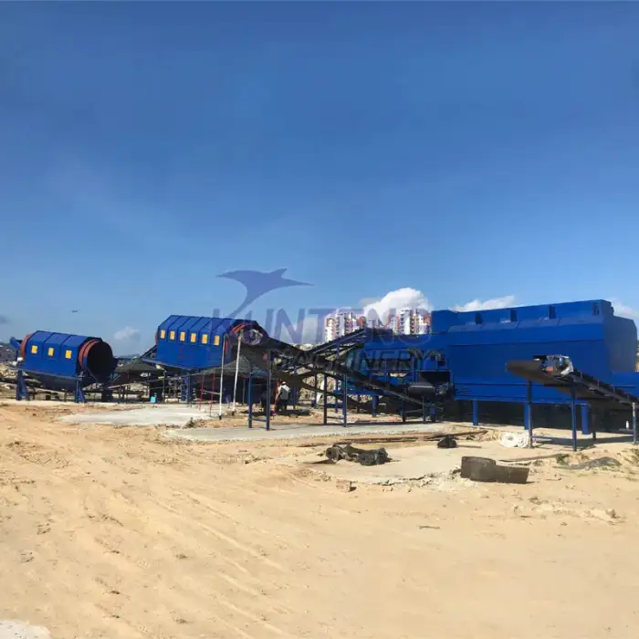 200 Tons per day Waste Treatment Machinery Garbage Recycling Plant